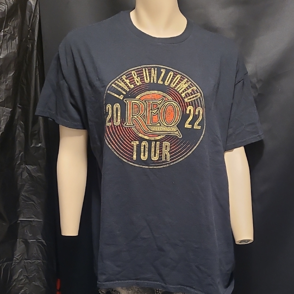 REO Speedwagon Tour Men's Black T-Shirt